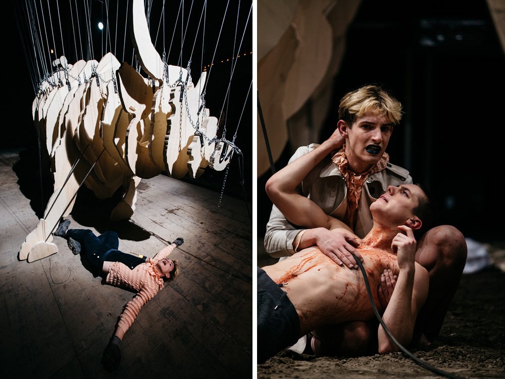 2016 – Kudlich - eine anachronistische Puppenschlacht – Schauspielhaus Wien © Matthias Heschl