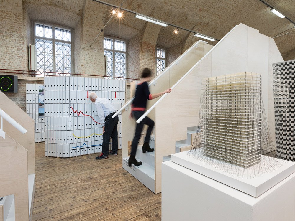 Ausstellungsansicht "Form folgt Paragraph" Architekturzentrum Wien © Lisa Rastl