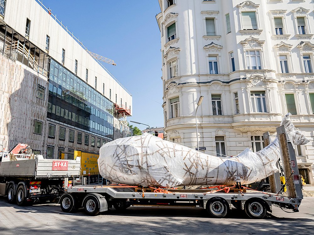 2022 – Wien Museum – Hängung Wal © Kollektiv Fischka