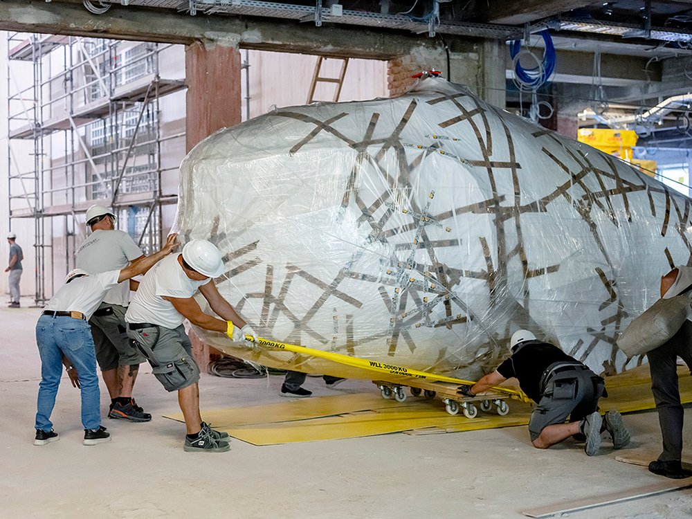 2022 – Wien Museum – Hängung Wal © Kollektiv Fischka